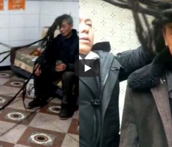 ВИДЕО: Не се шишал 54 години- косата му е долга 5,5 метри, 3 часа му требаат да ја измие и исуши